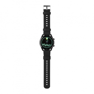 Logo trade corporate gift photo of: RCS recycled TPU Fit Watch round